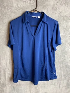Lady Hagen Essentials Golfshirt Damen XL blau Polyester - Bild 1 von 5