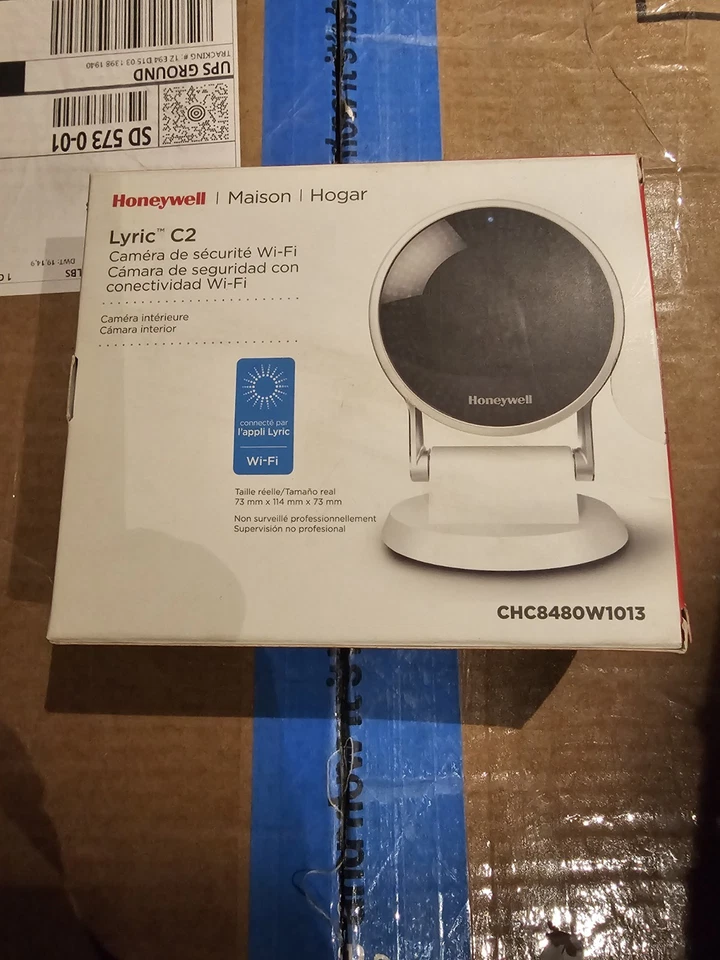 Honeywell Home Lyric C2 indoor Wi-Fi Camera Tabletop Non-working Condition - Image 1 of 1