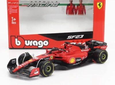 MODELLINO AUTO STATICO BURAGO FERRARI F1 SF-23 2023 CHARLES LECLERC SCALA 1/43 - Immagine 1 di 4