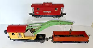 LIONEL PREWAR O GAUGE 2810, 2812, 2817 FREIGHT CARS - Picture 1 of 8
