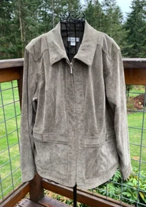 Christopher & Banks Ladies XL Green Ribbed Jacket Blazer with Full Zip - Picture 1 of 12