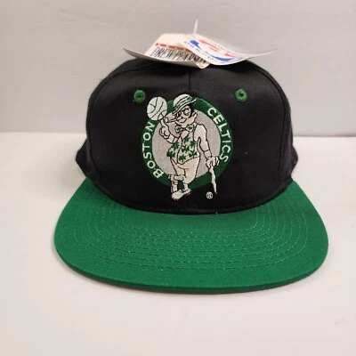 Gorra gorra vintage años 90 Boston Celtics Drew Pearson Snapback NBA talla única nueva con etiquetas Foto 1 de 4