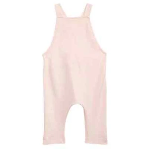 Nordstrom Babies' Grow With Me Organic Cotton Overalls In Pink Lotus Newborn NWT - Picture 1 of 6
