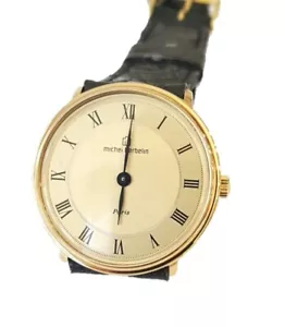 Michel Herbelin Mechanical Yellow Gold Laminated Watch VINTAGE NEW 70's n3 - Picture 1 of 8