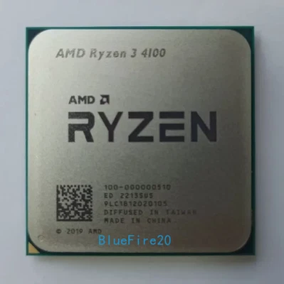 AMD Ryzen 3 4100 AM4 CPU Processors R3 4100 3.8 GHz Quad Core 65W Desktop - Image 1 of 4