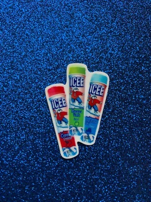 5 piezas. Icee, respaldo plano de resina plana, cabujón de Coca-Cola, centro de arco de soda, refresco,  Foto 1 de 4