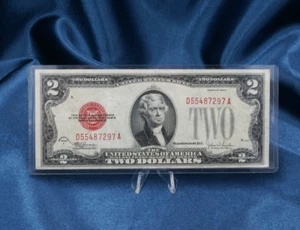 1928-F $2 Red Seal United States Note Two Dollars CN865 - Picture 1 of 2