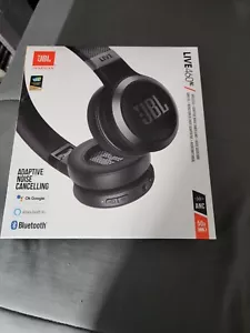 JBL Live 460NC Wireless Bluetooth Noise Cancelling On Ear Headphones Black - Picture 1 of 3