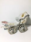 Rpm Gemrany Ceramic Carriage With Moving Wheels, Rococo Style, Bavaria