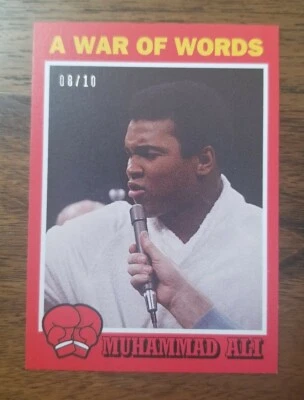 2021 Topps The People’s Champ MUHAMMAD ALI - War of Words - Card #31 - 08/10 - Image 1 of 2