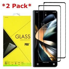 2Pack FullCover Premium Real Tempered Glass Screen Protector For Galaxy Z Fold 4