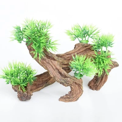 Resin Driftwood Hide Root Trunk Landscaping  Aquarium Ornament - Image 1 of 4