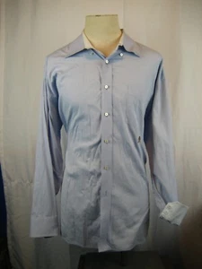 Mens Tommy Hilfiger Blue Cotton LS Big/Tall Button Down Dress Shirt sz XXL/XXG - Picture 1 of 4