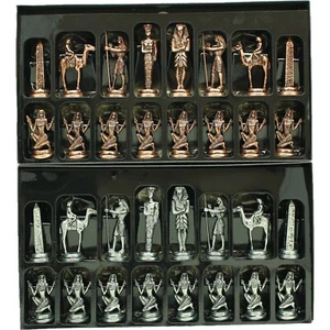Chess Pieces Only Handmade Pharaoh Egyptian Vintage Chessmen - Gift Ideas 🎁 - Picture 1 of 8