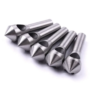 5Pcs Woodworking 5-10mm Round Shaft Countersinking Hole Chisel Drill Bit - Picture 1 of 5