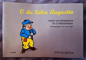 O Du Lieber Augustin Lieder und Spielstücke für 2 Altblockflöten Noetzel Edition - Bild 1 von 2