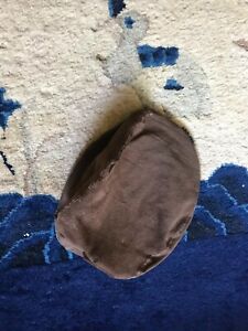 Selfter ~ Cabbie Newsboy Flat Hat L/XL Genuine Suede ~ Made in USA 