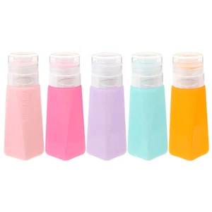 5pcs Liquid Bottles Travel Empty Cosmetic Containers Lotion Containers - Picture 1 of 12