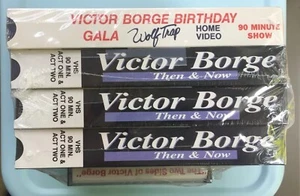Victor Borge: VHS Set Of 4 Brand New Vhs Tapes & One Cassette Tape Still Sealed - Picture 1 of 3