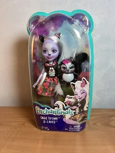 Mattel Enchantimals Sage Skunk & Caper Doll & Pet Set NEW - Picture 1 of 4