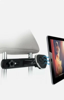 Naztech MagBuddy Hands-Free Mobile Device Headrest Mount - Black - Image 1 of 4