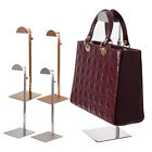 Adjustable Polished Gold / Silver Hanging Bag Handbag Shelf Display Stand Purses