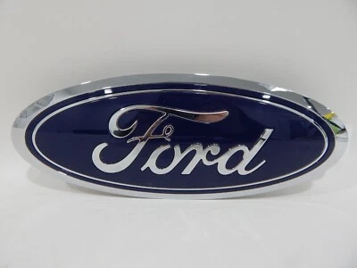 Nuevo OEM 2015-2025 Ford F-150 F250 F350 F450 F550 puerta trasera 9,5" emblema azul Foto 1 de 4
