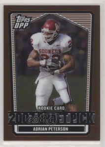 2007 Draft Picks and Prospects (DPP) Chrome Bronze Adrian Peterson Rookie RC