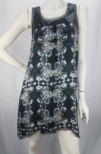 CUSTO Barcelona Damen Kleid Seide Pailletten Spitzen Gr. S Schwarz - Bild 1 von 13