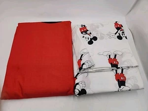 NEW Saturday Park Disney Mickey Mouse Classic 100% Organic Cotton Sheet Set FULL - Picture 1 of 7