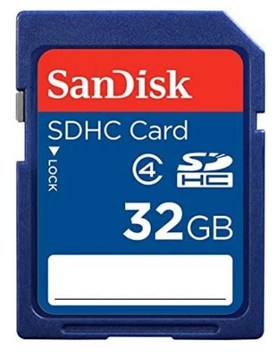 SanDisk 32GB SD Card SDXC SDHC Memory Card Class 4 32 GB For Digital Cameras - Image 1 of 3
