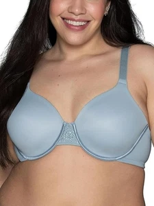 NWD VANITY FAIR Full Figure Beauty Back Smoothing Bra BLUE 42C - Picture 1 of 8