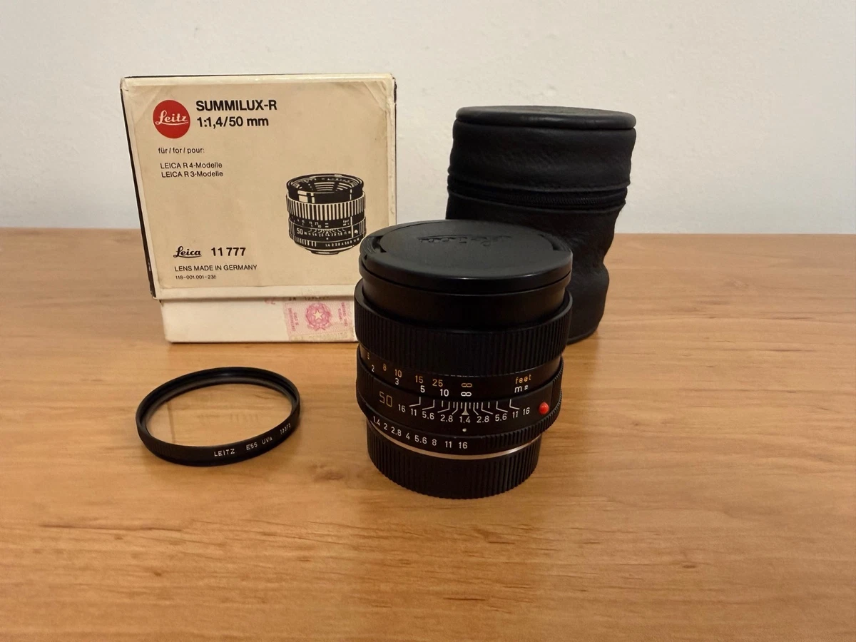 Leica SUMMILUX-R 50mm Focal f/1.4 Camera Lenses for sale - eBay