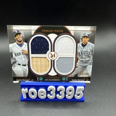 2024 Topps Museum peças primárias Legends Ken Griffey Jr Ichiro /49 - Imagem 1 de 3