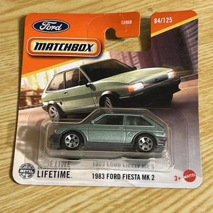 Matchbox 1983 Ford Fiesta Mk2 84/125 grün - Bild 1 von 2