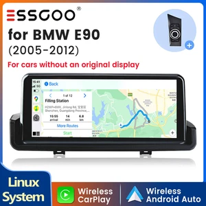For BMW 3 Series E90 E91 E92 E93 2005-2012 Linux 10.25" Car Stereo GPS NAV Radio - Picture 1 of 15