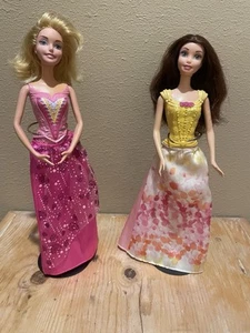 Mattel doll Lot (2) sleeping beauty ballerina and Belle - Picture 1 of 7
