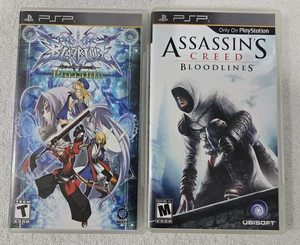 BlazBlue: Calamity Trigger Portable + Assassin's Creed Bloodlines Sony PSP CIB - Bild 1 von 22