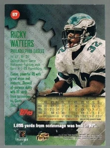 1997 Stadium Club Members only RICKY WATTERS Eagles #57 - Picture 1 of 1