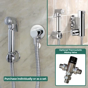 Shattaf Bidet Douche Toilet Hygienic Muslim Shower Spray Kit Hand Held - Picture 1 of 51