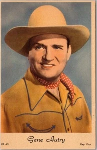 Vintage 1930s Actor GENE AUTRY Postcard Western Cowboy Movie Star / Netherlands - Picture 1 of 2