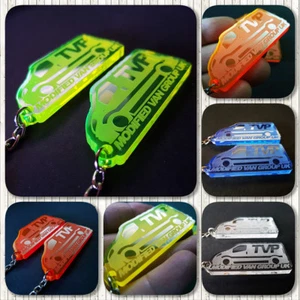 1x TVP - MODIFIED VAN GROUP UK KEYRING - Custom Made Keyrings - 6 Colours - Picture 1 of 49