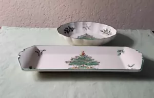 Spode Oval & Rectangular Christmas Tree Small Trays - Picture 1 of 16