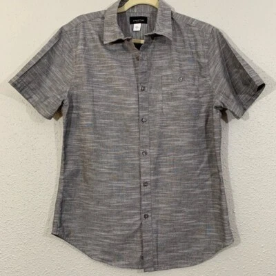 Structure Short Sleeve Slim Fit Button Up Shirt size M - Image 1 of 4