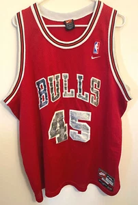 CAMISETA DE MICHAEL JORDAN CHICAGO BULLS NIKE NBA ROJA #45 XXL VUELO 8403 - Imagen 1 de 4