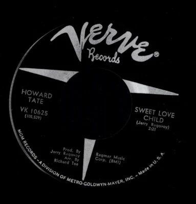 Howard Tate  Sweet Love Child / I'm Your Servant  Northern soul MINT- - Photo 1/2