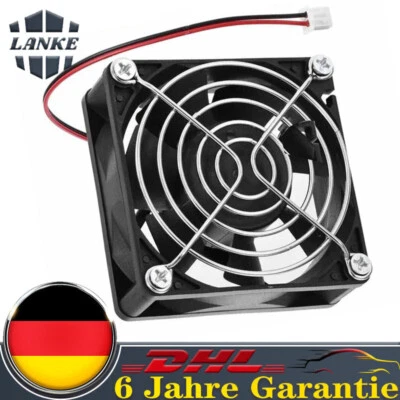 DC Bürstenlos Ventilator Kugellager Lüftergitter DC12V 70x70x25mm für Router - Bild 1 von 4