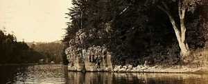1930 Falls Minnesota Taylors Postcard Rppc Real Photo St Paul River MN Head - Picture 1 of 3