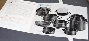 old brochure folding sheet WMF Silit steel dishes pot advertising top decoration - Picture 1 of 6