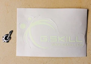 lot de 2 autocollants GSKILL carte graphique PCI G.SKILL CG pour PC ordinateur - Photo 1/2